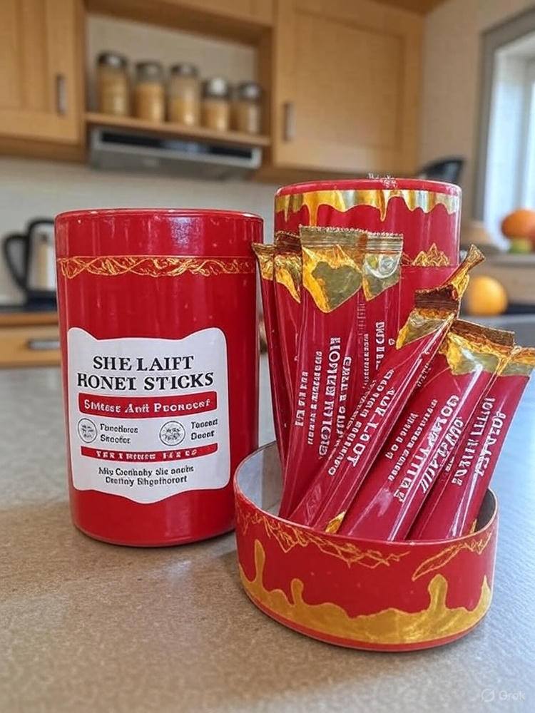 She-lajit honey sticks - عسل الشيلاجيت بالفراولة